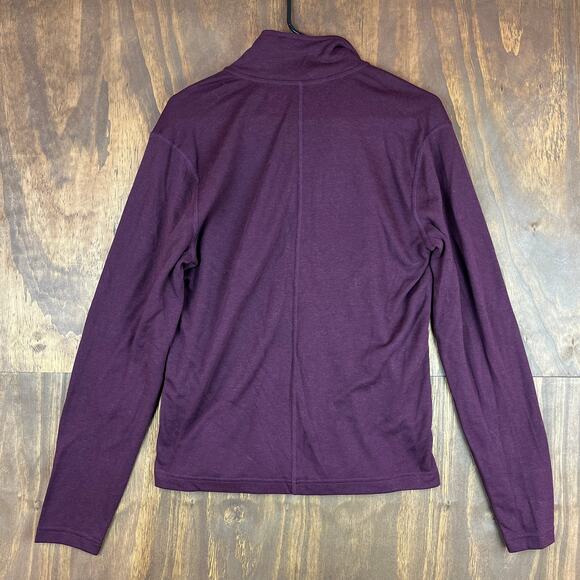 MSX by Michael Strahan Mens Jacket Purple 1/4 Zip Performance Athletic Wool S - Picture 10 of 12